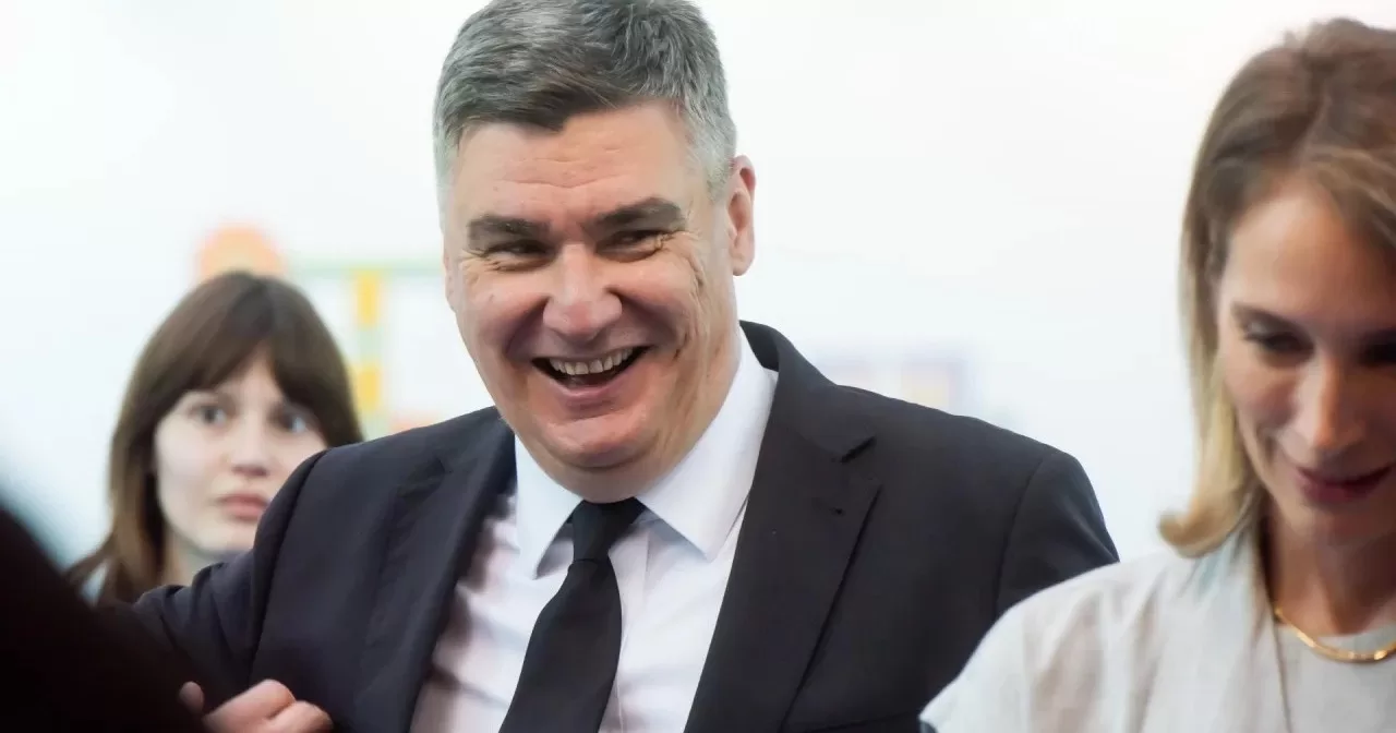 Президент Хорватії Зоран Міланович / Фото Дарко Томаш/Cropix