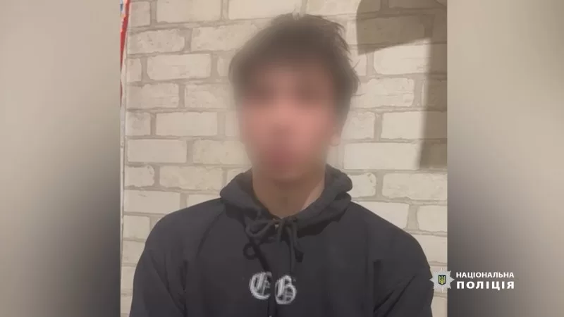 Подозреваемый в повреждении меноры во Львове / Фото: Полиция Львовщины