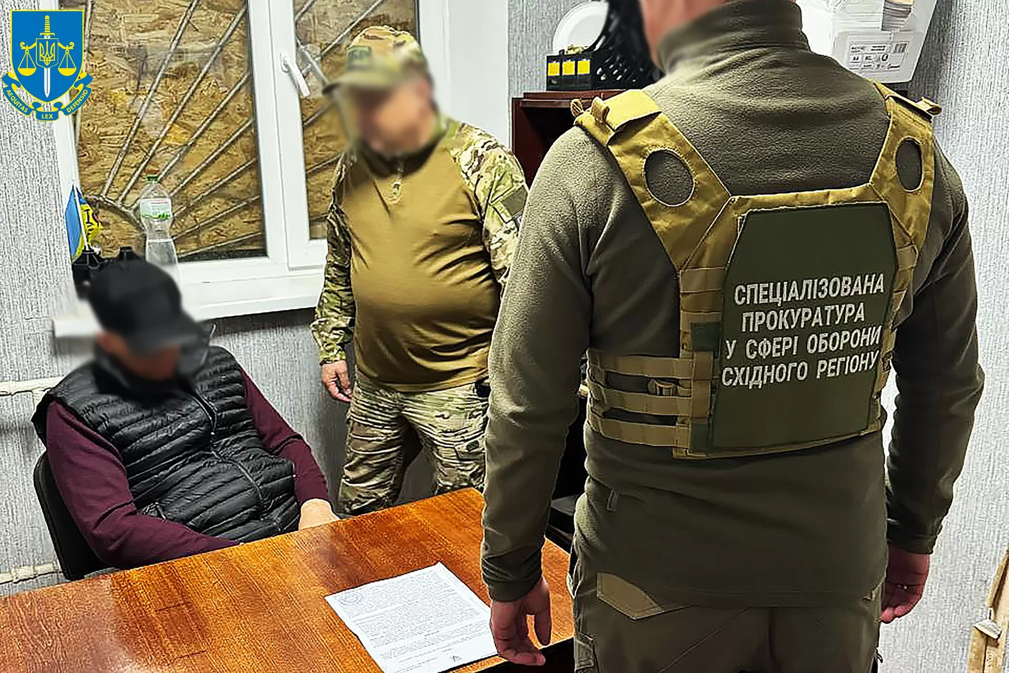 Задержание участника ОПГ в Донецкой области / Фото: Специализированная прокуратура в сфере обороны Восточного региона