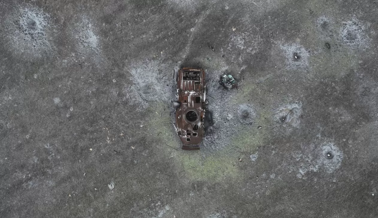 Destroyed armored vehicles near Klishchiyivka / Photo: 93 BRIGADE