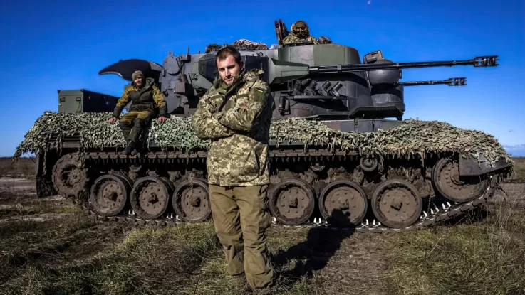 Зенитная самоходная установка "Gepard" украинских военных / Фото: Bild