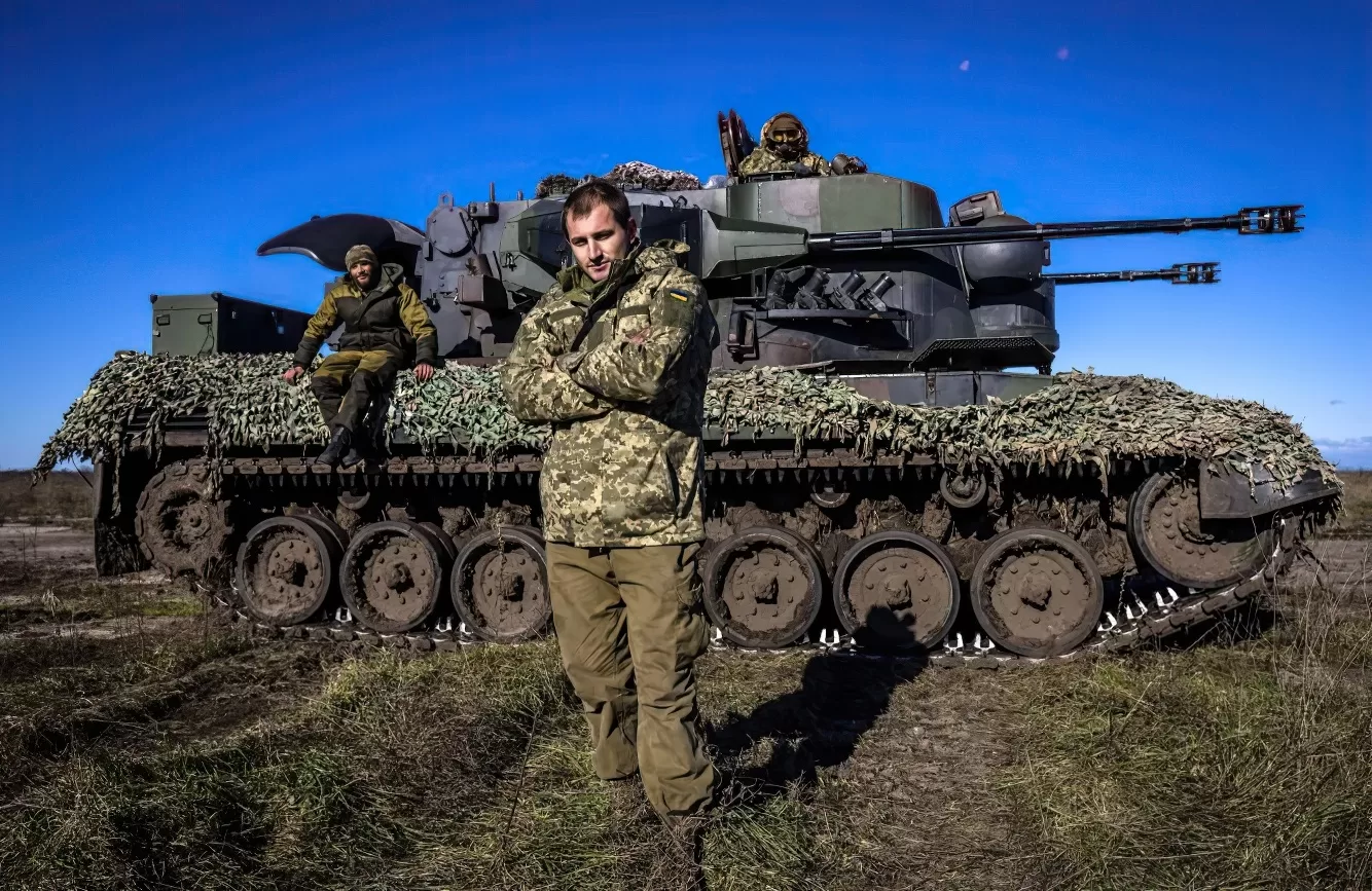 Зенитная самоходная установка "Gepard" украинских военных / Фото: Bild