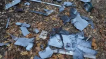 Обломки БпЛА "Молния" / Фото: Суспільне