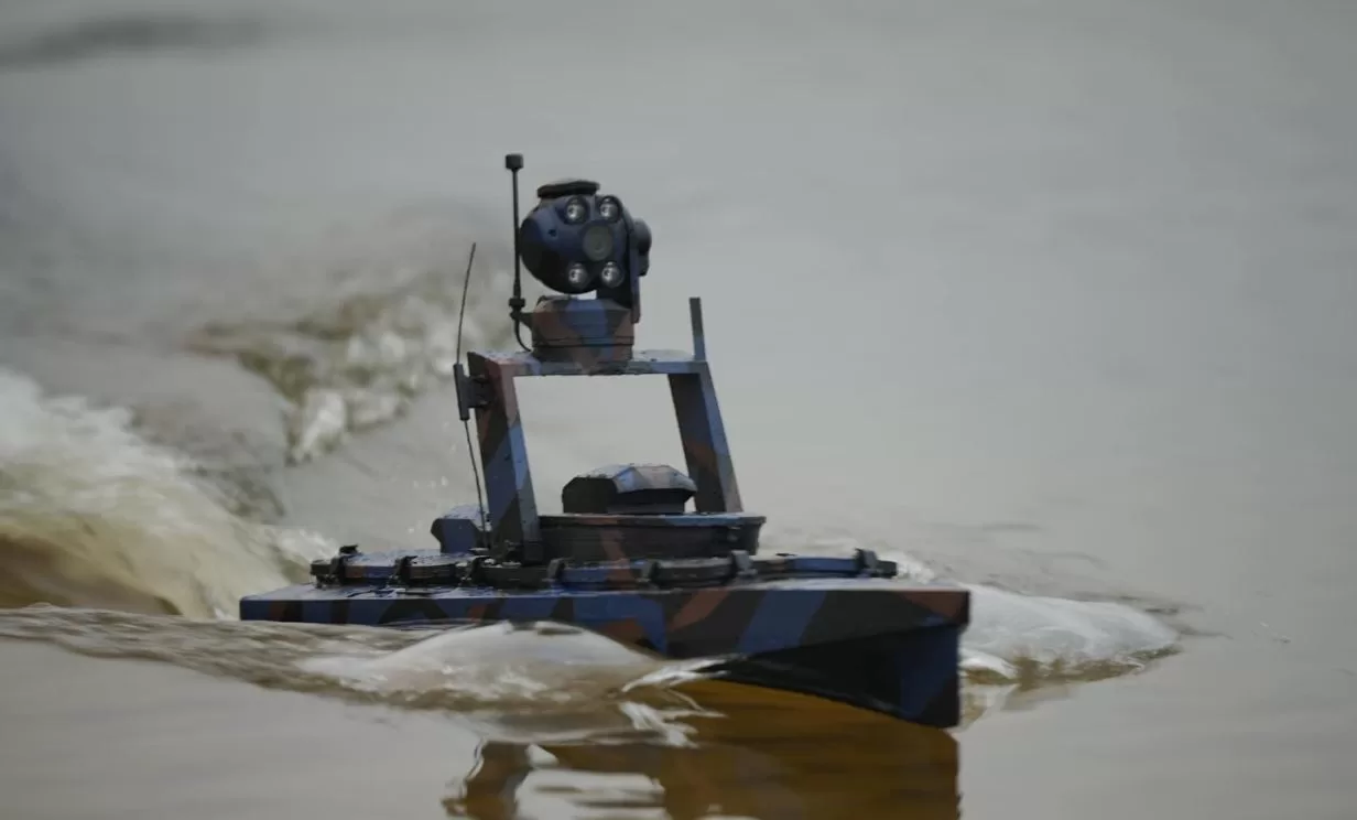 Речной беспилотный Black Widow 2 / Кадр из видео "Суспільне"