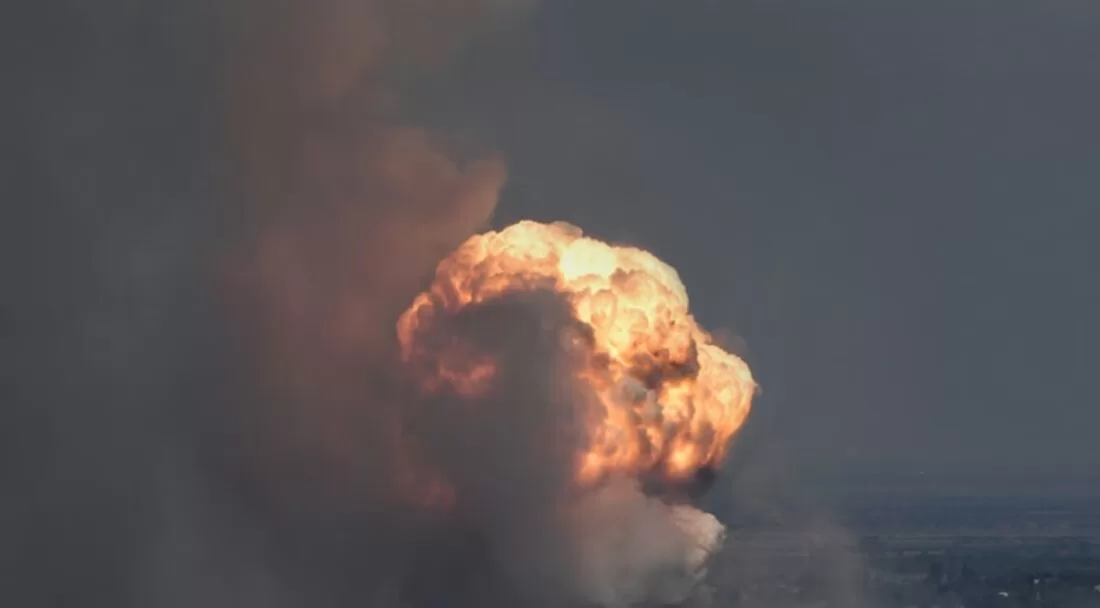 Smoke after the shelling / Illustrative photo: УП