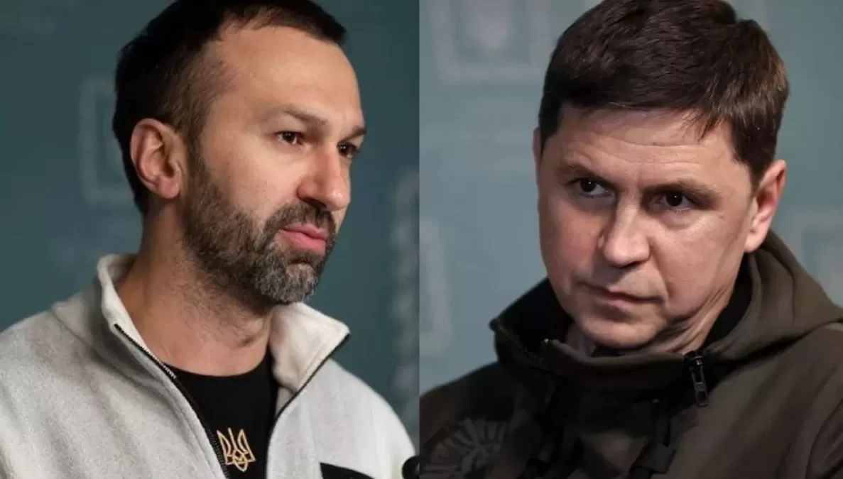 Радники керівника Офісу президента Михайло Подоляк та Сергій Лещенко