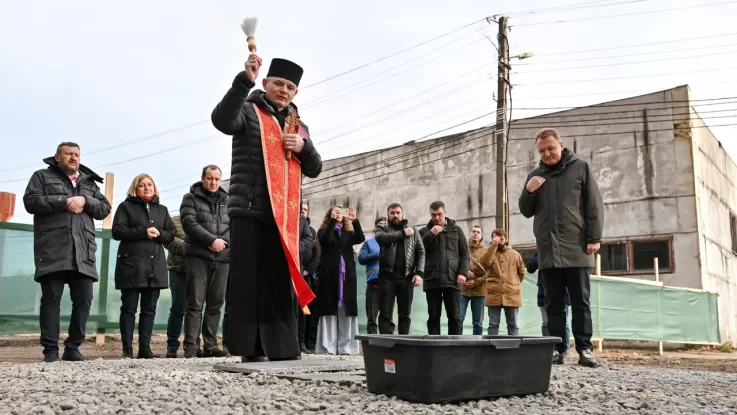 У Львові заклали капсулу на місці будівництва крематорію / Фото: ЛМР