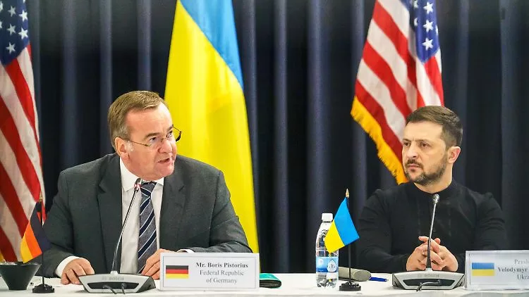 Борис Пісторіус та Володимир Зеленський / Фото: N-tv