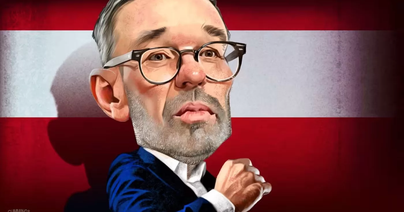 Герберт Кікль / Шарж Джо Каммінгс для Financial Times