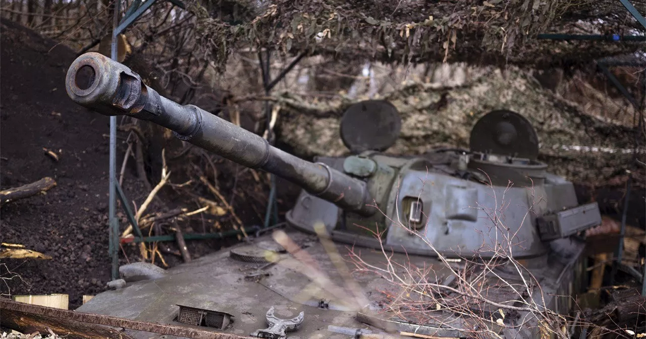 2C1 Gvozdika self-propelled artillery in the eastern sector / Photo 23rd mechanised brigade