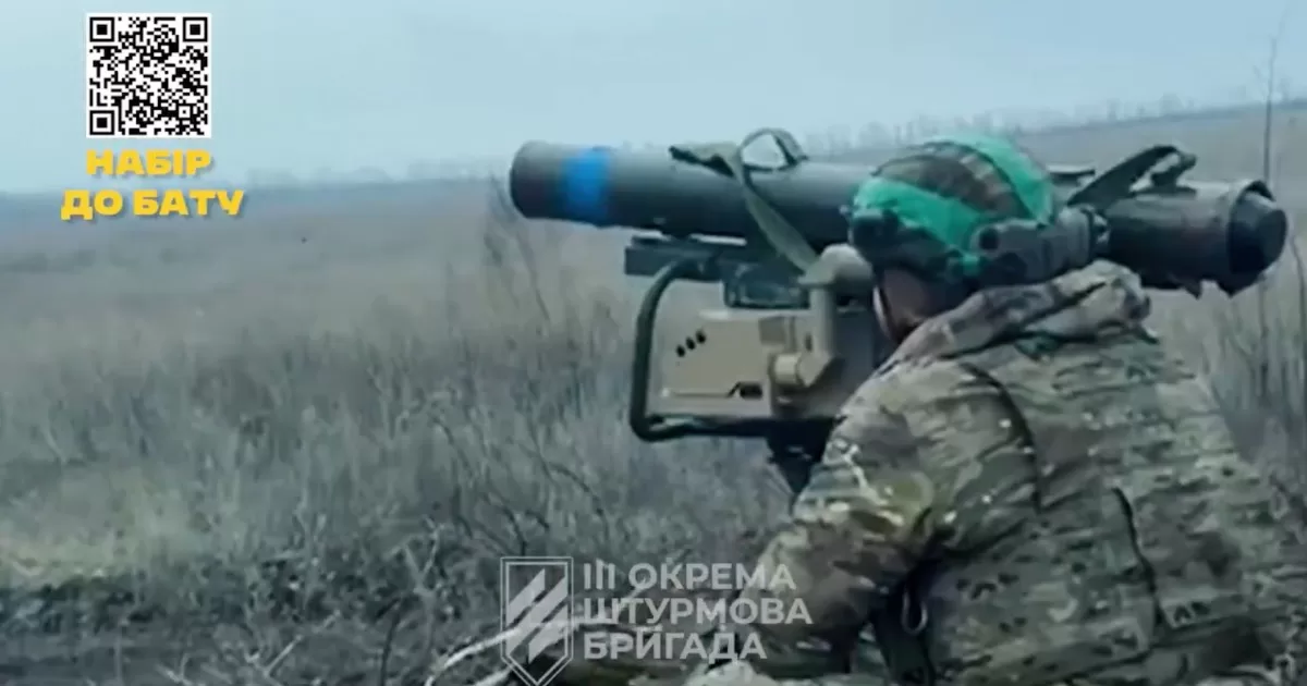 Fighting in Kharkiv region / Screenshot from video