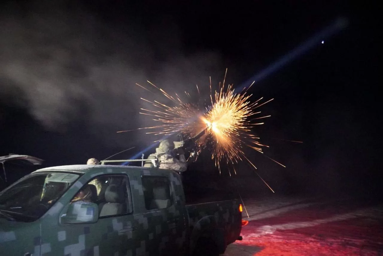 The work of a mobile fire group / Photo: Sumy Regional Military Administration