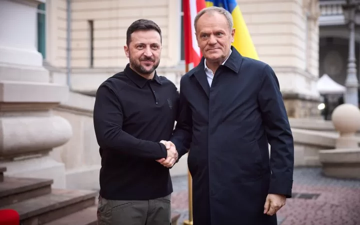 Володимир Зеленський і Дональд Туск / Фото архівне: Офіс Президента