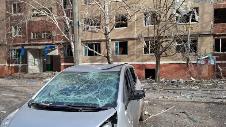 В Краматорске авиабомба попала в многоэтажку / Фото: Донецкая областная прокуратура