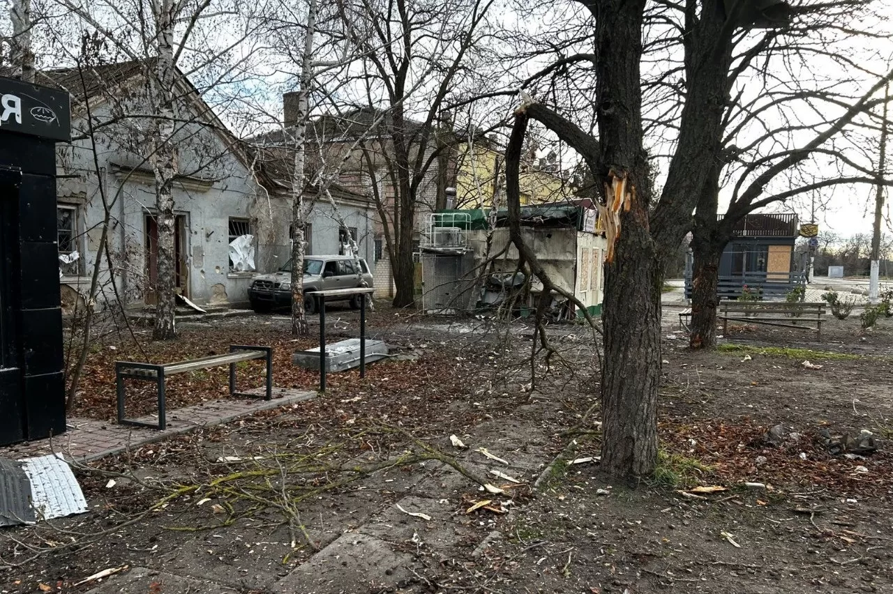 The place of shelling in the Kherson region / Photo: Kherson regional police