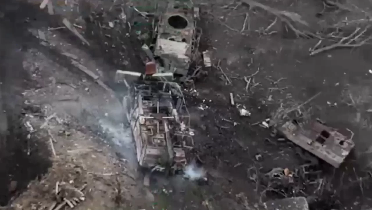 Знищена російська техніка, Сіверський напрямок / Скриншот із відео