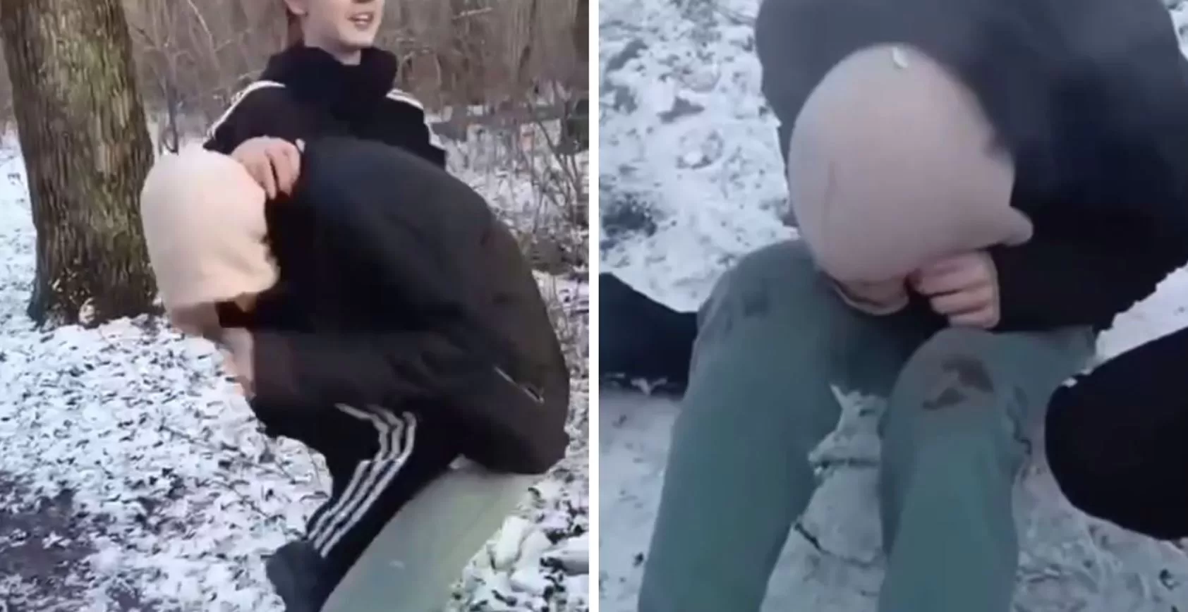 Трое подростков избили 12-летнюю девочку в Белой Церкви / Скриншоты с видео