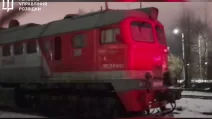 Российский локомотив до уничтожения / Скриншот из видео ГУР