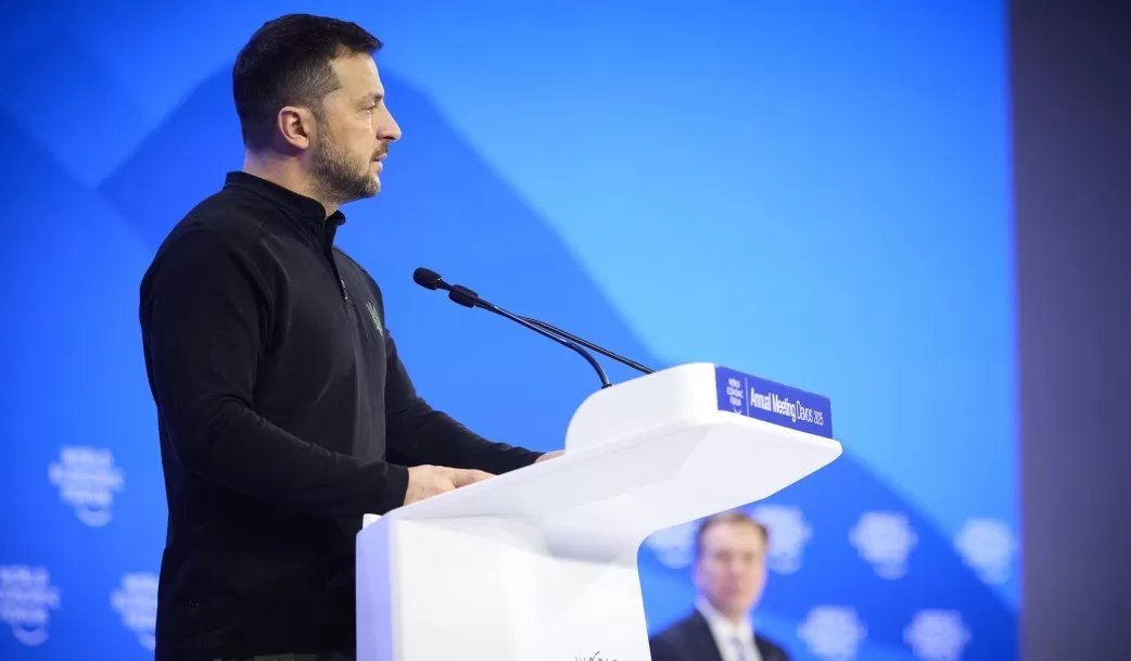  Володимир Зеленський на форумі в Давосі / Фото: Офіс Президента