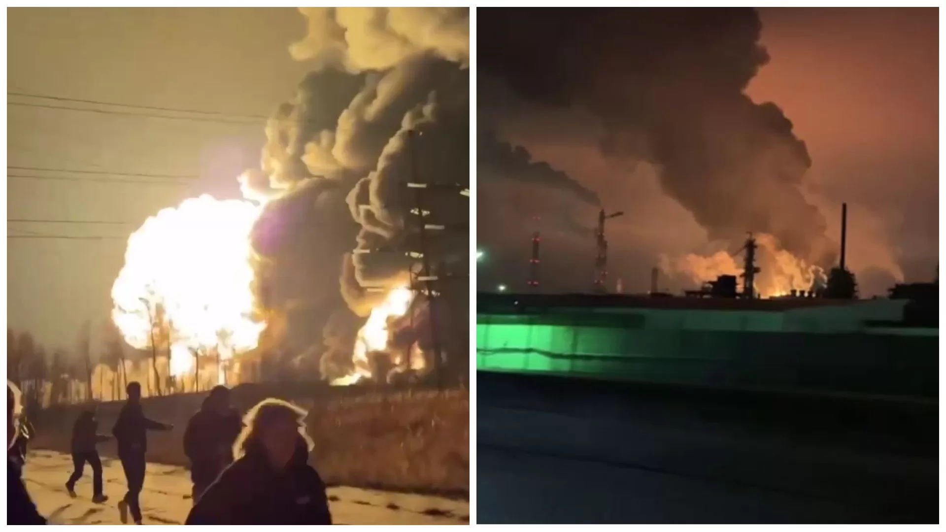 Наслідки масованого удару дронів у Росії / Колаж "Головне в Україні"