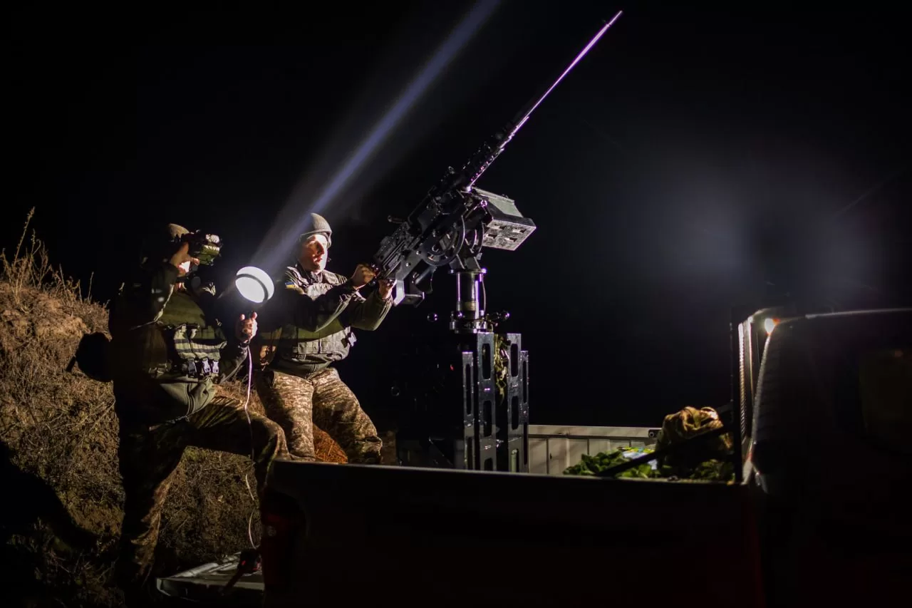 The work of a mobile fire group / Photo: National Guard