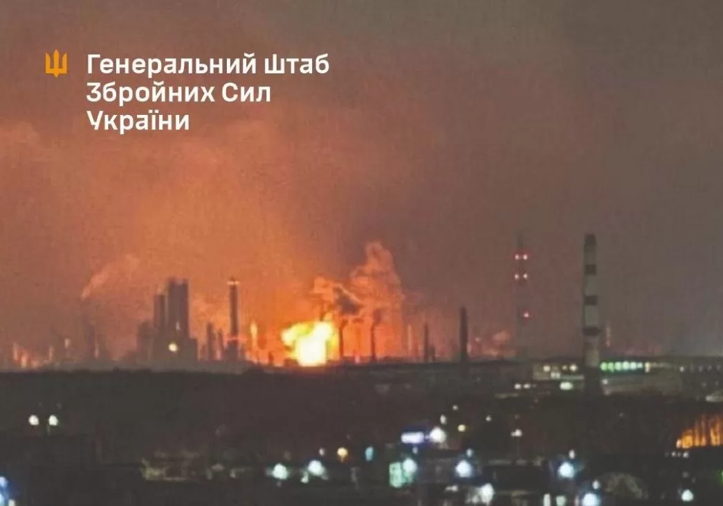 Пожежа на Рязанському НПЗ / Генштаб ЗСУ