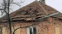 Поврежденный в результате обстрела дом в Запорожской области / Фото: Иван Федоров
