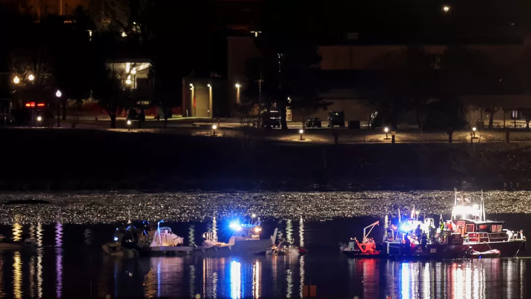 Пошукова операція на місці падіння літака у США / Фото: Reuters