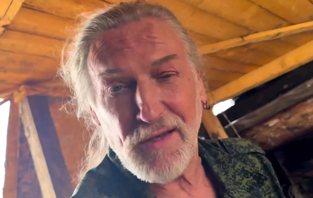 Микита Джигурда на позиції російських окупаційних військ / Кадр з відео