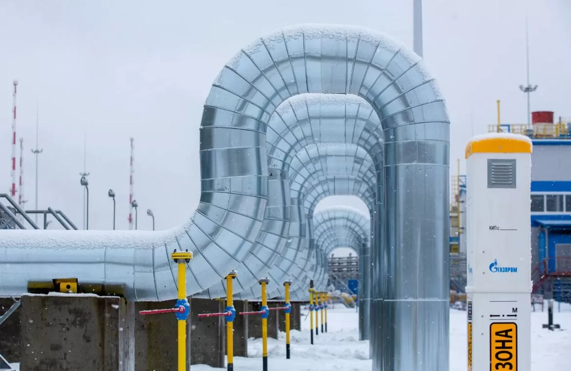 Трубопроводи в Усть-Лузі, Росія / Фото: Bloomberg