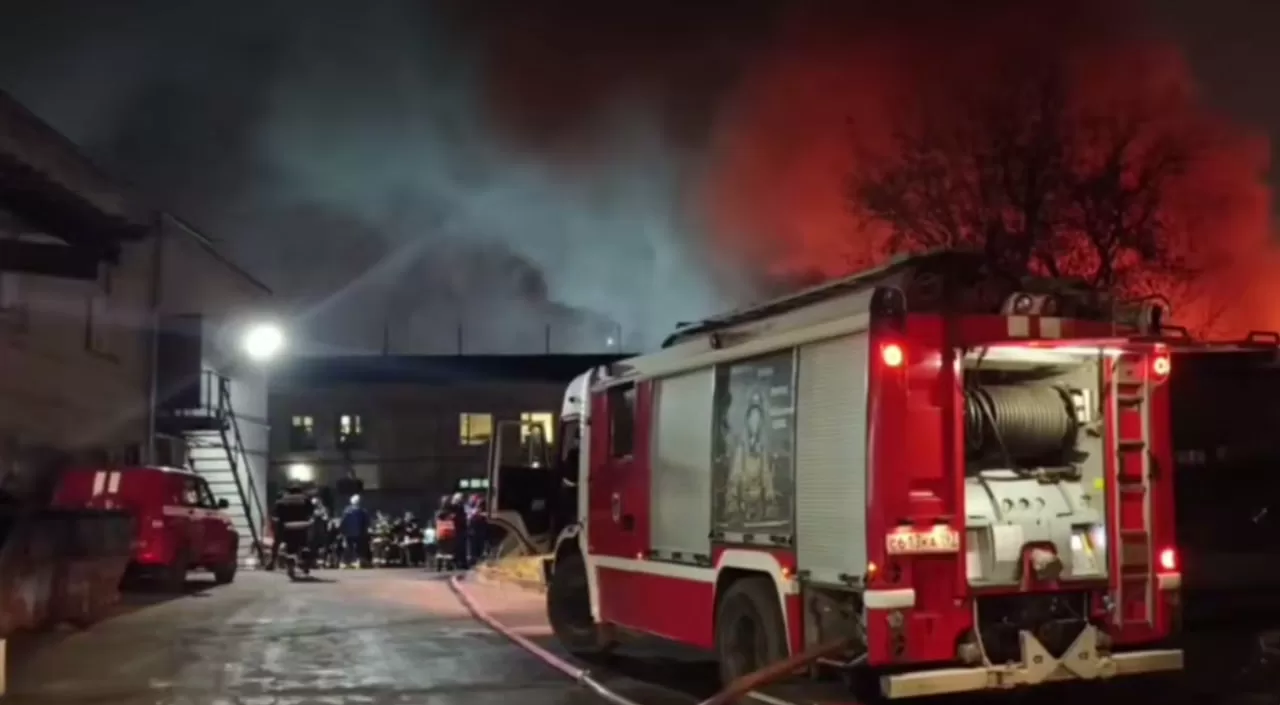 Масштабна пожежа в Москві / Скриншот із відео