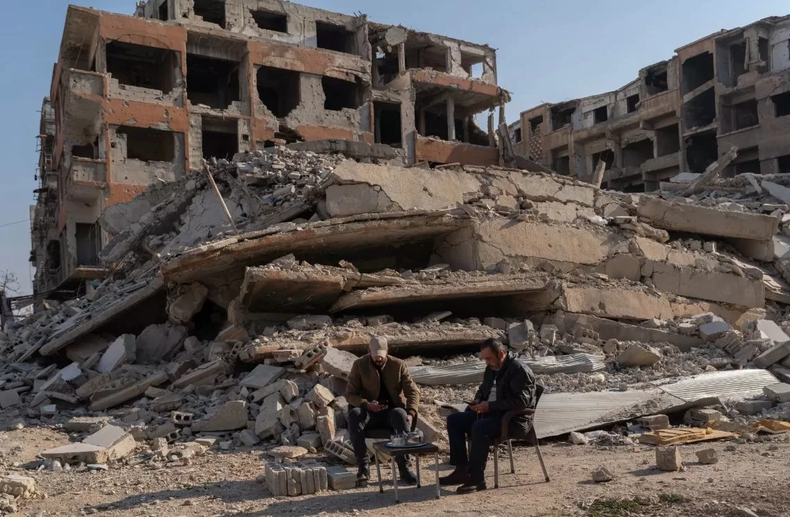 Зруйновані бомбами будівлі на околиці Дамаска / Фото: Bloomberg