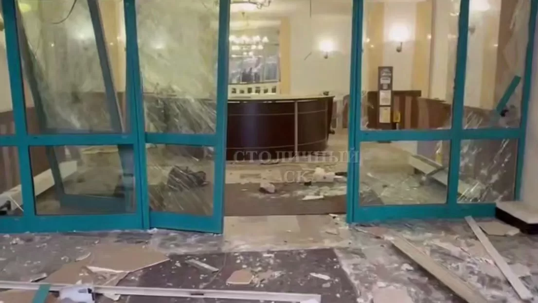 Наслідки вибуху в Москві / Скриншот із відео