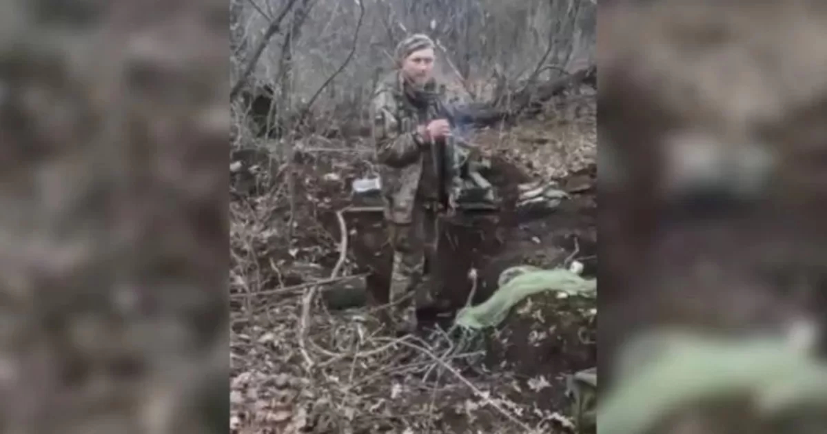 Execution of Ukrainian prisoner of war Oleksandr Matsiyevsky by Russians / Video screenshot