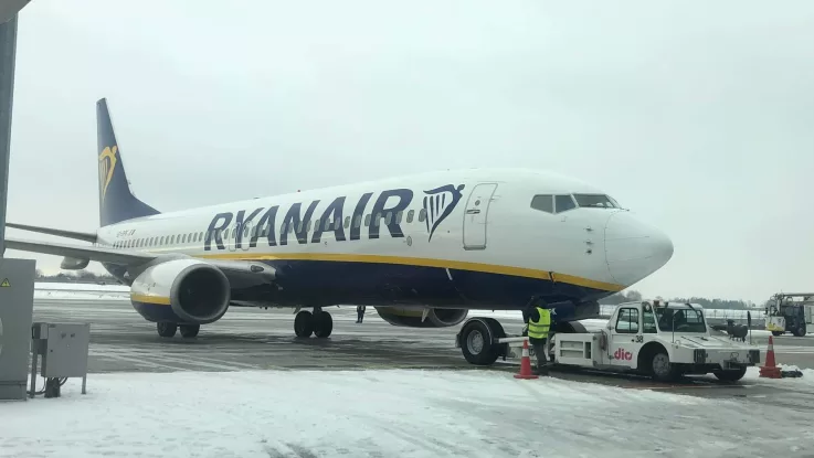 Літак Ryanair / Фото: Міжнародний аеропорт "Львів"