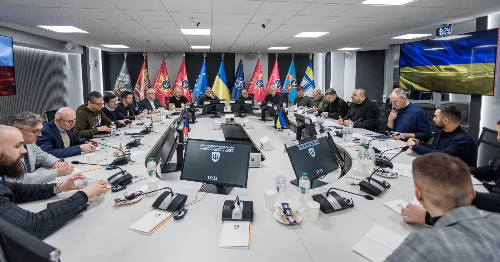 Meeting between representatives of the Ministry of Defence of Ukraine and representatives of the Intergovernmental Agency for Defence Cooperation (AMOS) of the Czech Ministry of Defence / Photo by the Ministry of Defence of Ukraine