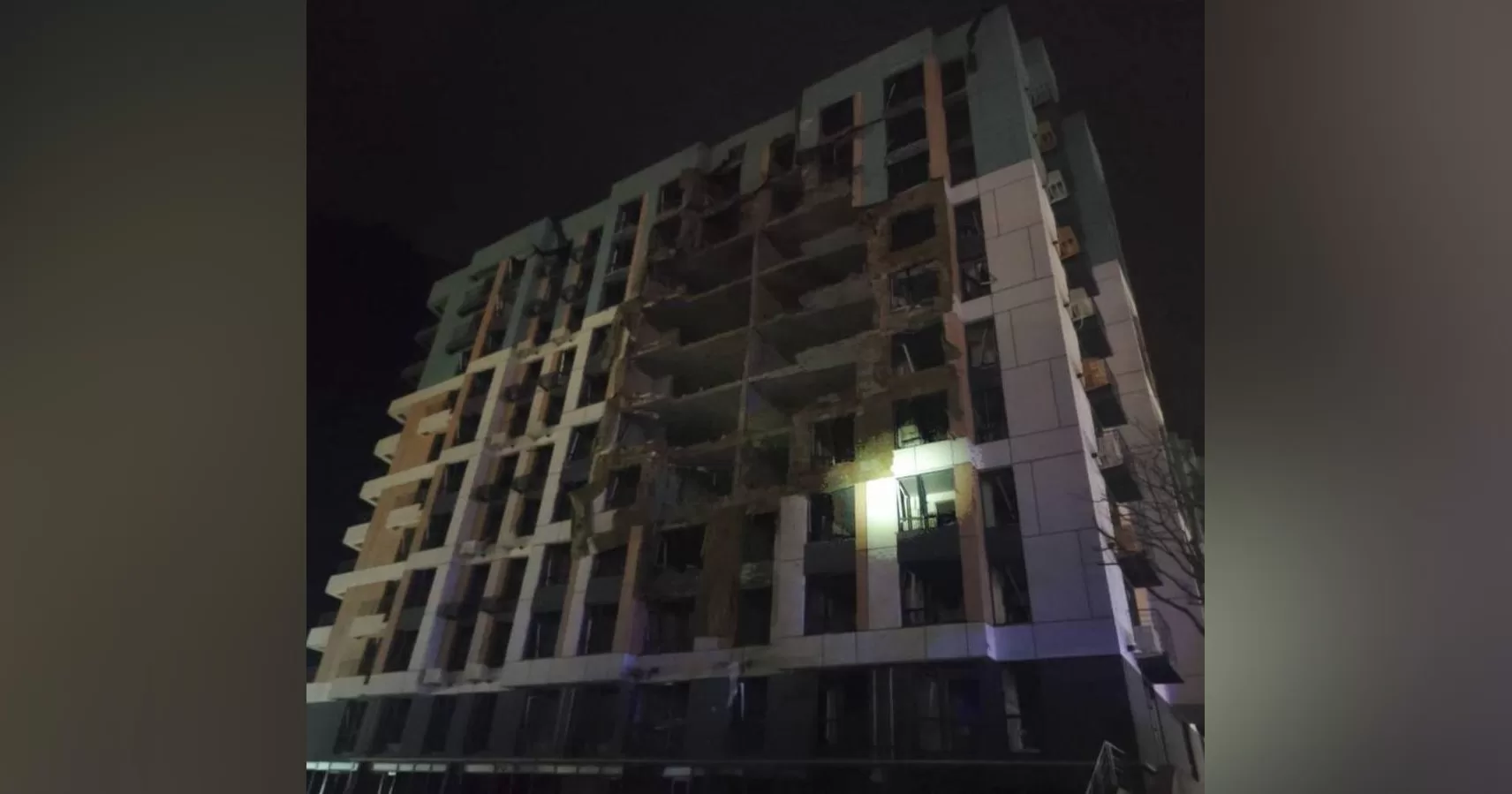 На цей раз ціллю російських окупантів став недобудований будинок / Фото @odeskaODA