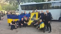 Последний раз бойцы «Азова» возвращались из плена в сентябре 2024 года / Фото Facebook Denys Prokopenko