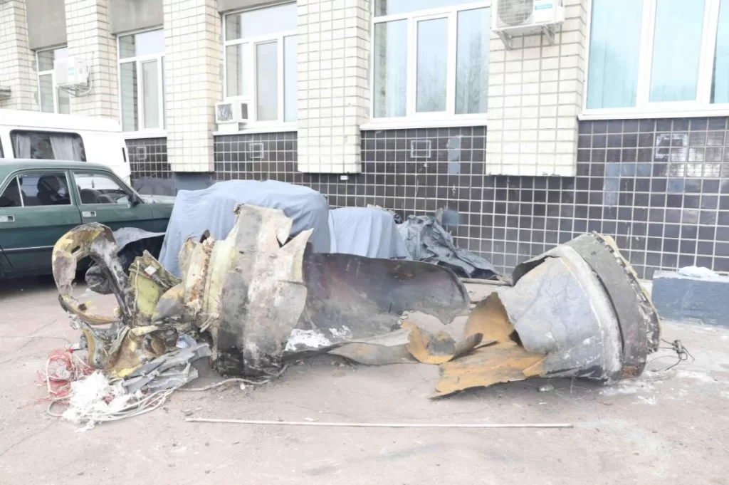 Остатки северокорейской ракеты KN-23/KN-24, которой Россия ударила по Харькову 2 января 2024 года / Фото: Conflict Armament Research