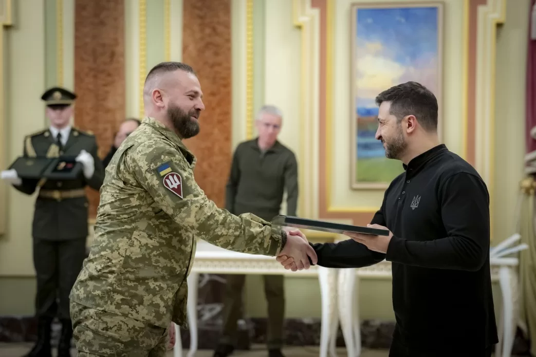 Владимир Зеленский наградил участников Курской операции / Фото: ОП