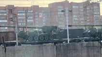 Эшелон с САУ Koksan в РФ / Фото из соцсетей