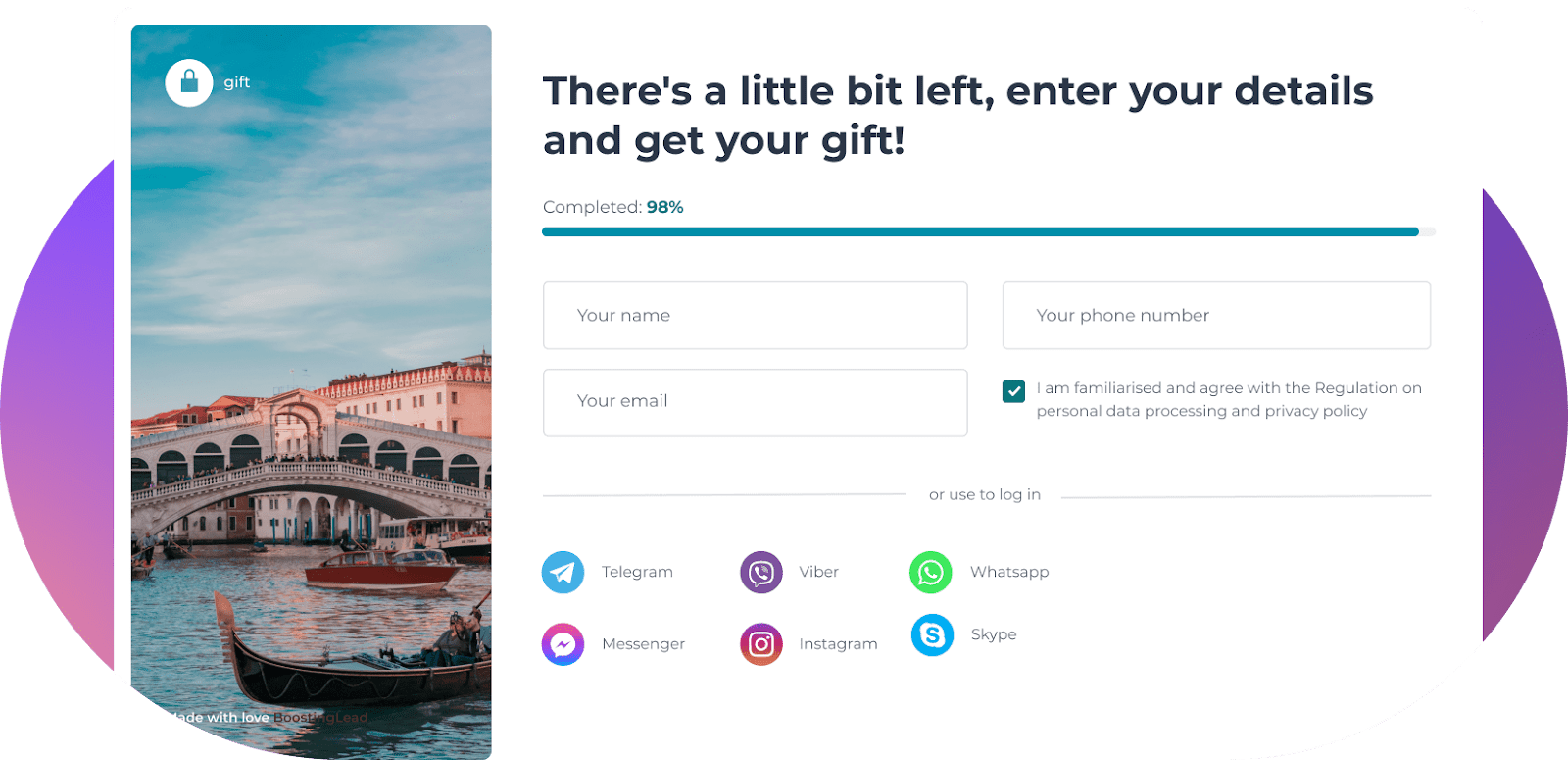 Quiz Maker Boosting Lead - create a quiz online for free