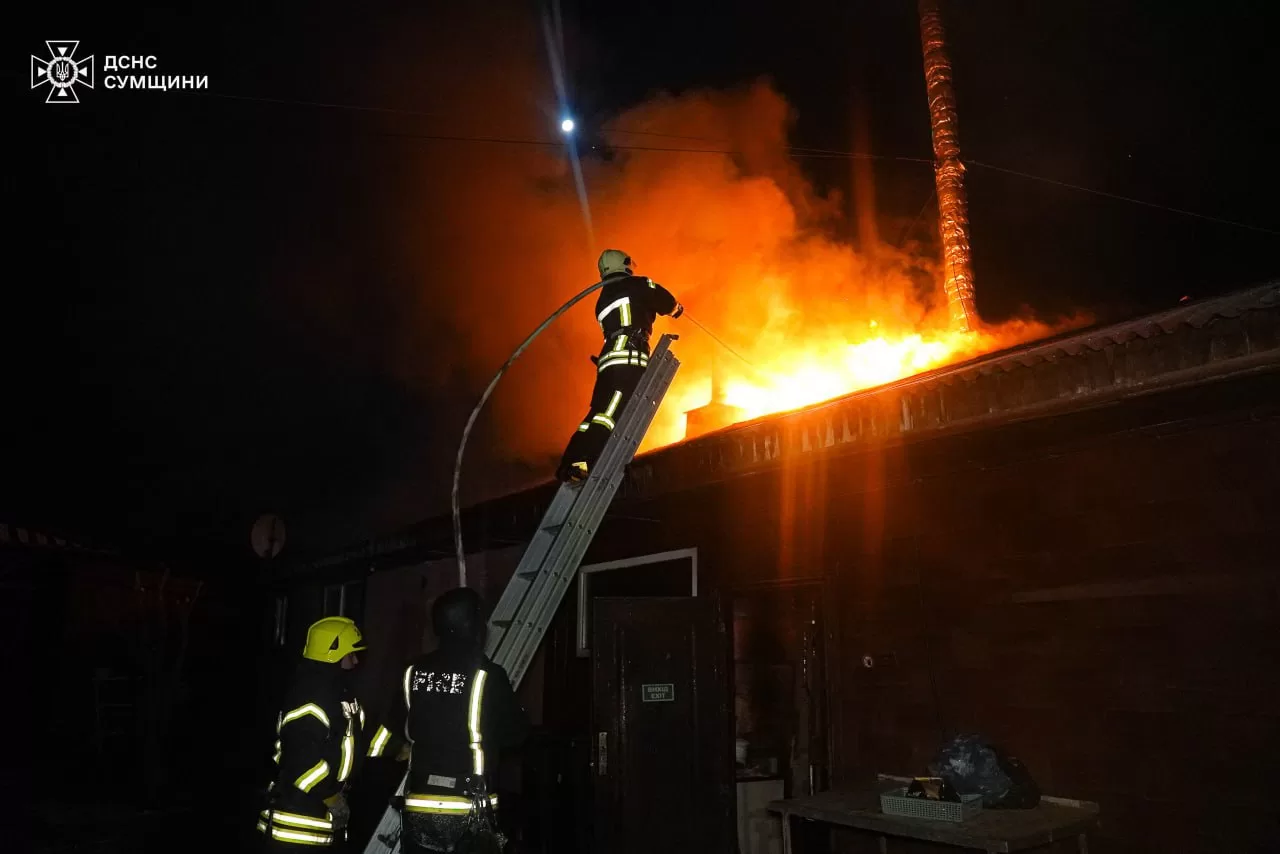 Рятувальники ліквідовують пожежу / Фото ілюстративне: ДСНС Сумщини
