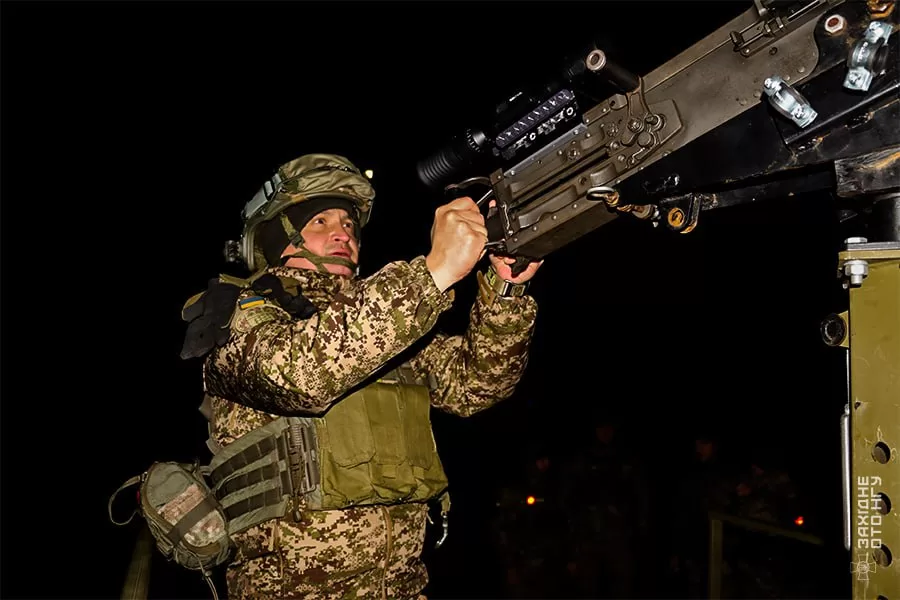 Робота мобільної вогневої групи / Фото: НГУ