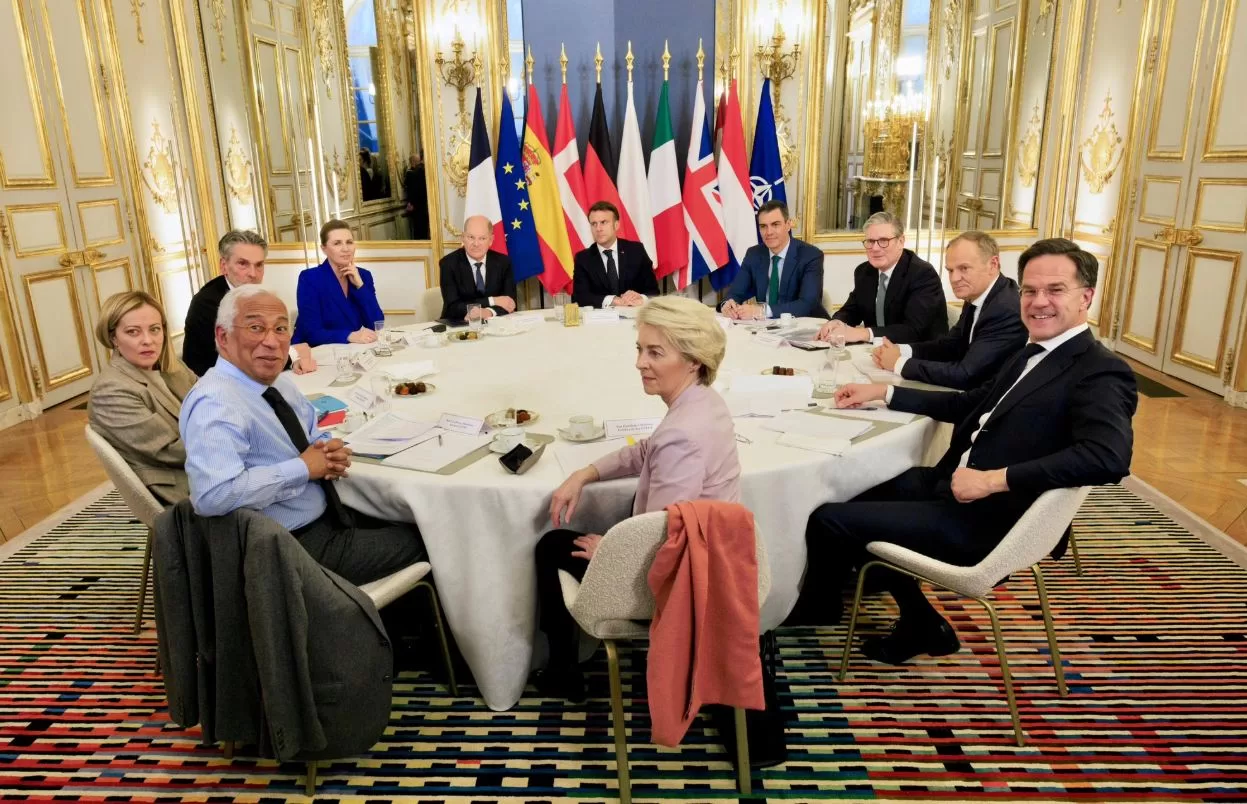 Саміт в Парижі, який організовував Еммануель Макрон / Фото: X/SecGenNATO