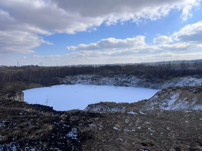 Провалля біля Стебника / Фото: Суспільне Львів