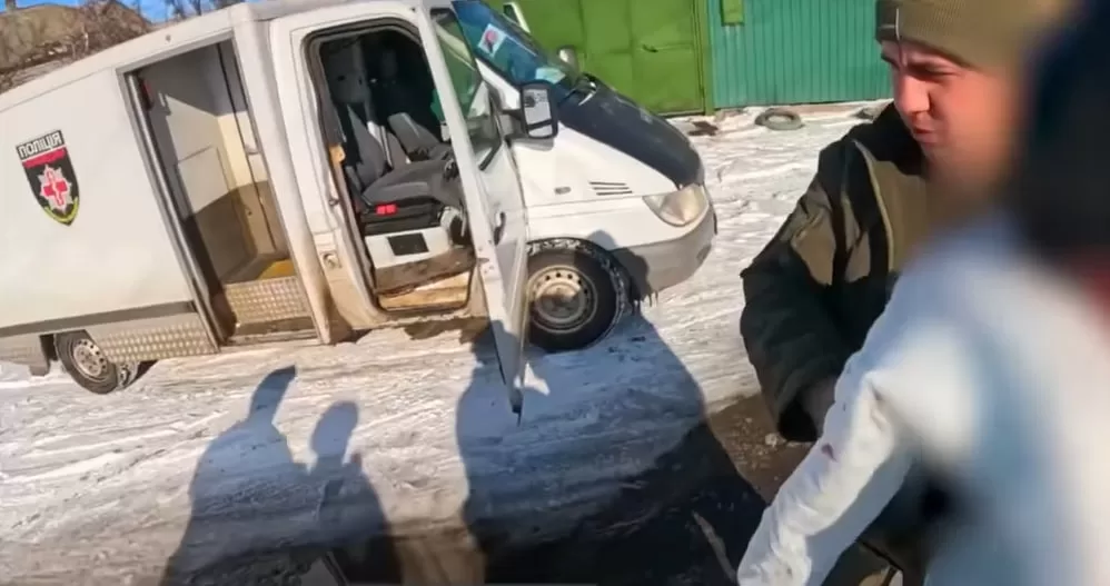 Евакуація в Костянтинівці / Скриншот із відео