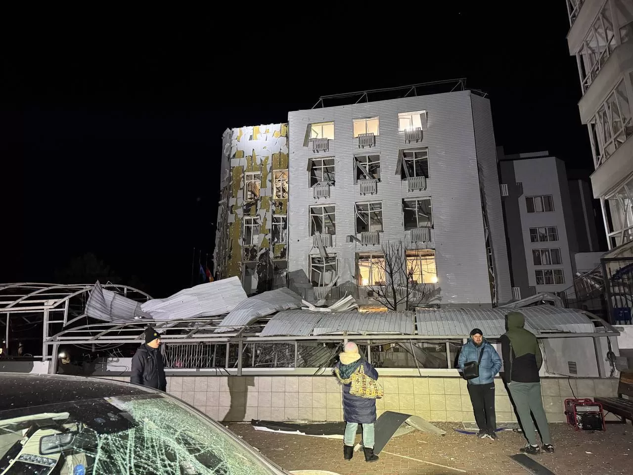 A house in Odesa damaged by Russian strikes / Photo: t.me/truonline