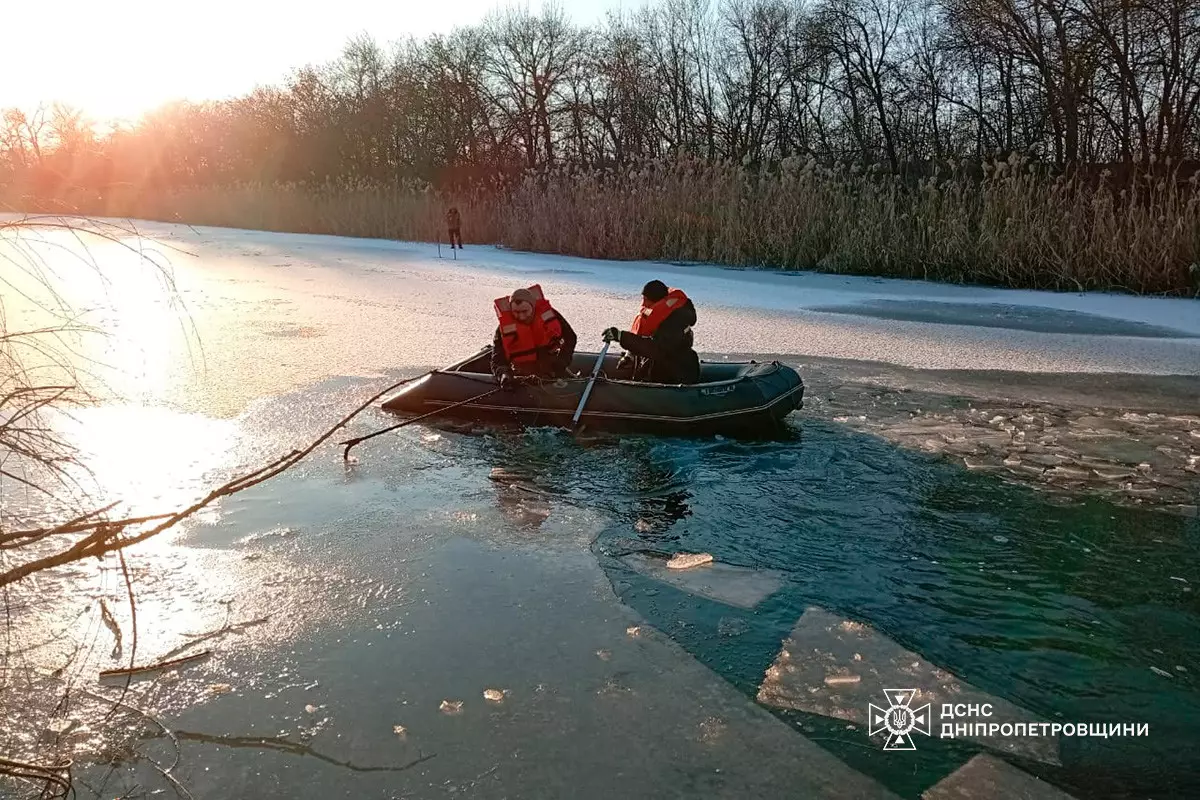 Поисковая операция на реке Волчья / Фото: ГСЧС Днепропетровщины