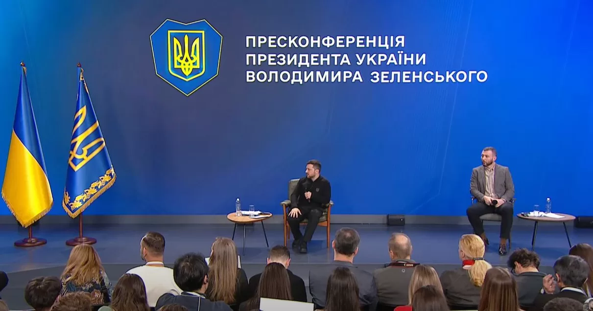 Пресс-конференция Владимира Зеленского / Фото Офис президента